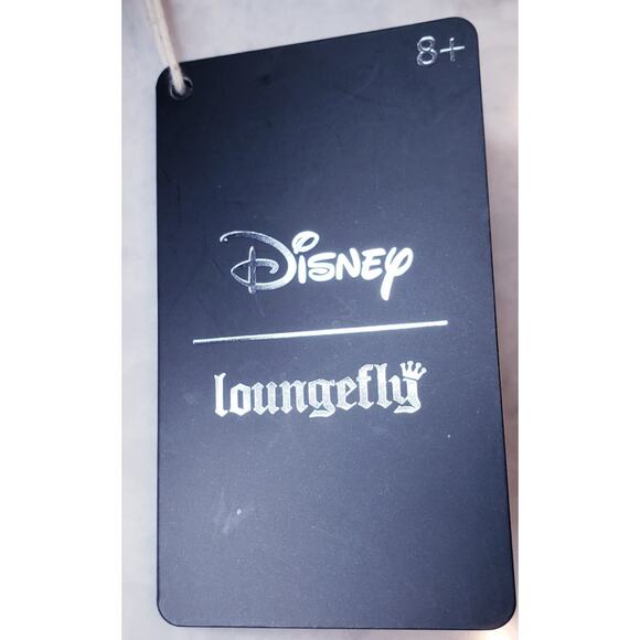 NWT DISNEY X LOUNGEFLY Mickey Mouse Heart Hands Crossbody Bag Black and Red - Picture 7 of 15